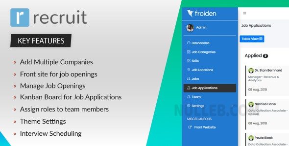 Recruit v2.3.8  Recruitment Manager