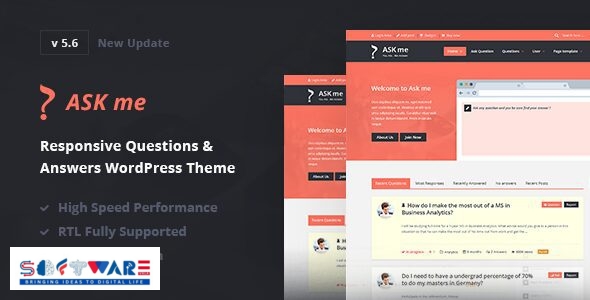 Ask Me 6.9.8 – Responsive Questions & Answers WordPress