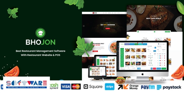 Bhojon v3.0  Best Restaurant Management Software with Restaurant Website